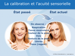 La calibration et l'acuité sensorielle