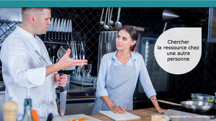 Chercher la ressource chez une autre personne